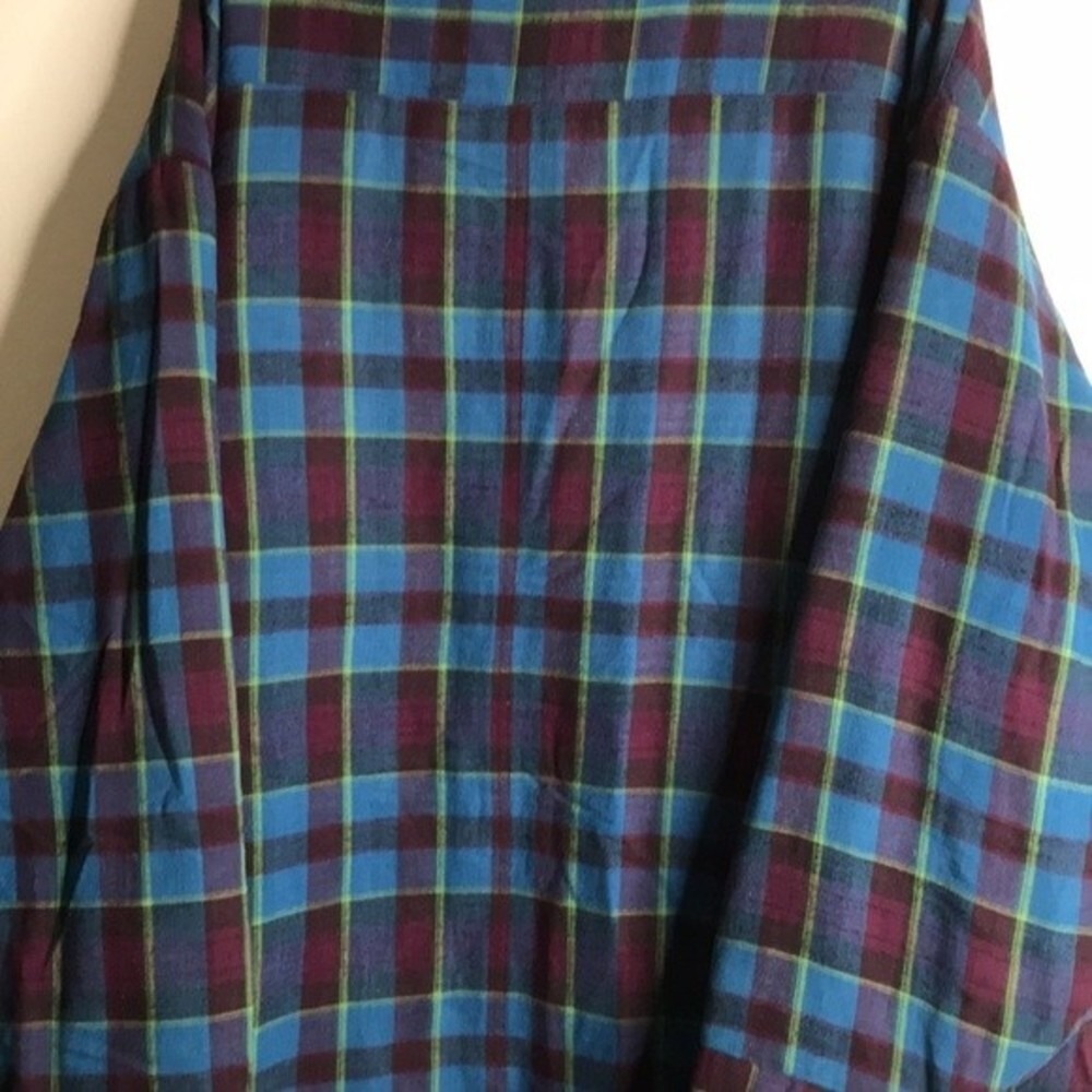 Northern Lakes Men's Quilted Flannel Shirt Jacket Blue Purple Plaid Big 3X - Picture 9 of 10